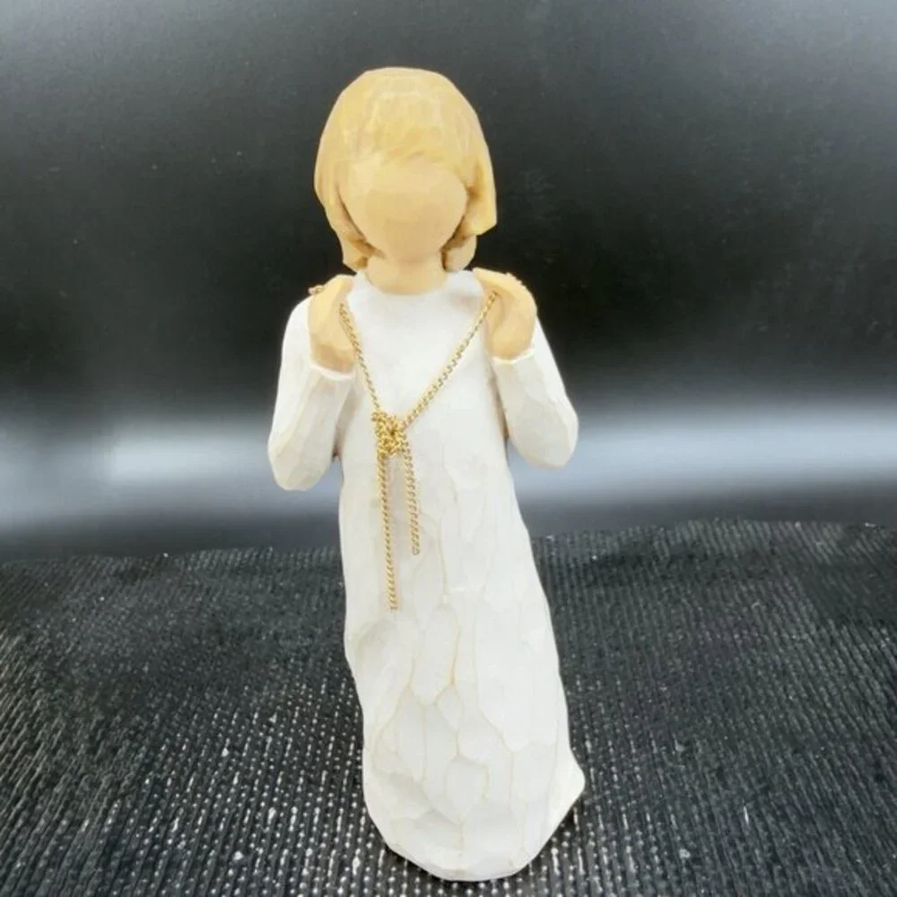 2008 Willow Tree Demdaco Truly Golden Resin Figurine Decorative Figure Angel VTG